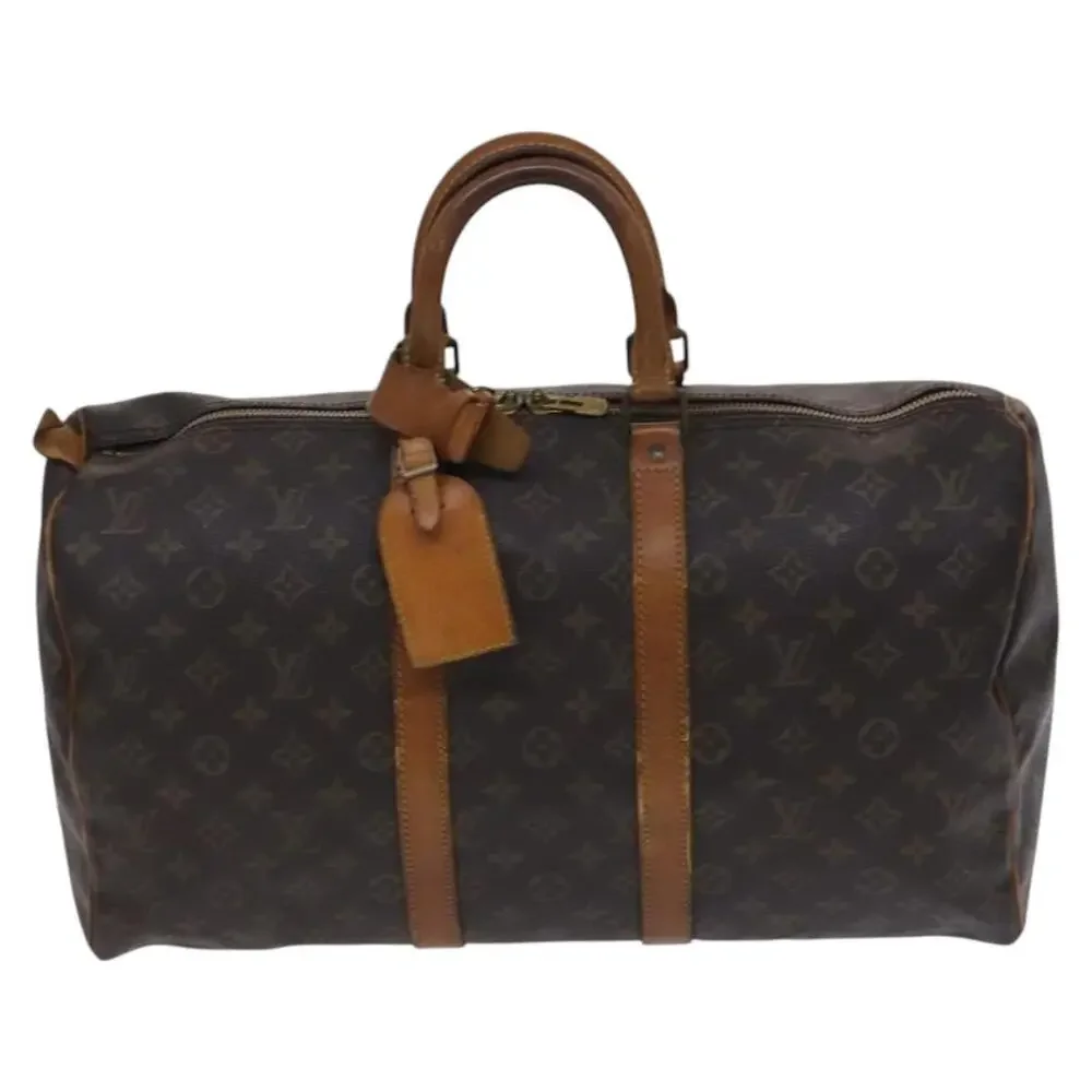 LOUIS VUITTON Monogram Keepall 45 Boston Bag M41428